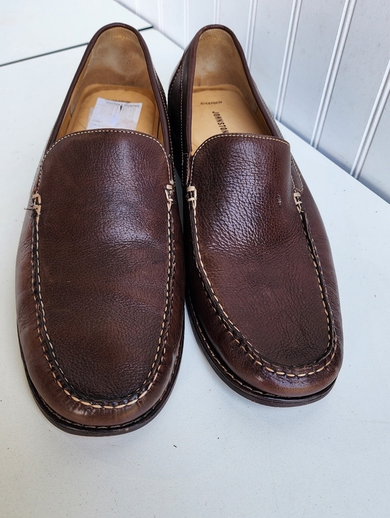 Johnston Murphy Loafers Creswell Mens 10 M Slip On Moc Toe 20 7278 Brazil Sheep main image 6
